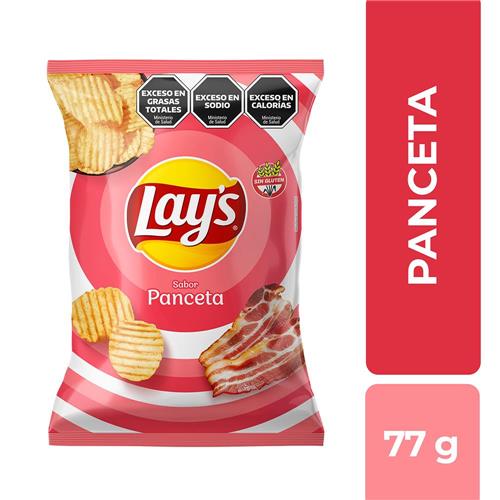 PAPAS FRITAS PANCETA LAYS x 77 g
