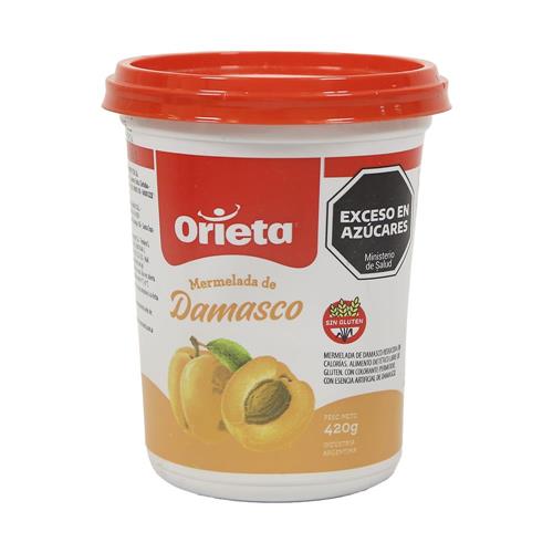 MERMELADA DAMASCO ORIETA 420gr