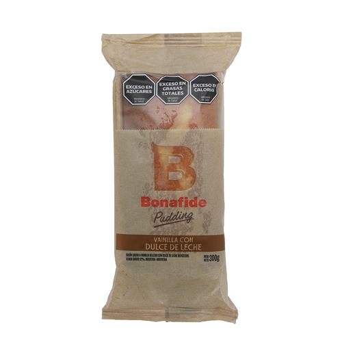 PUDDING BONAFIDE VAINILLA C/ DDL X300GRS