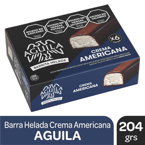 BARRITA AGUILA CREMA AMERICANA X6