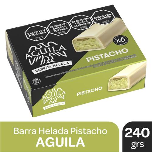 BARRITA HELADA PISTACHO AGUILA x 6u