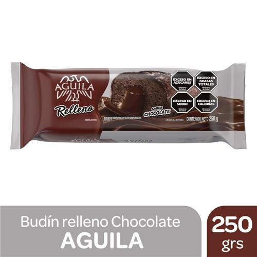 BUDIN AGUILA RELLENO CHOCOLATE X250GRS