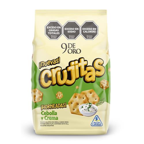 CRUJITAS 9 DE ORO CEB Y CREMA 120g