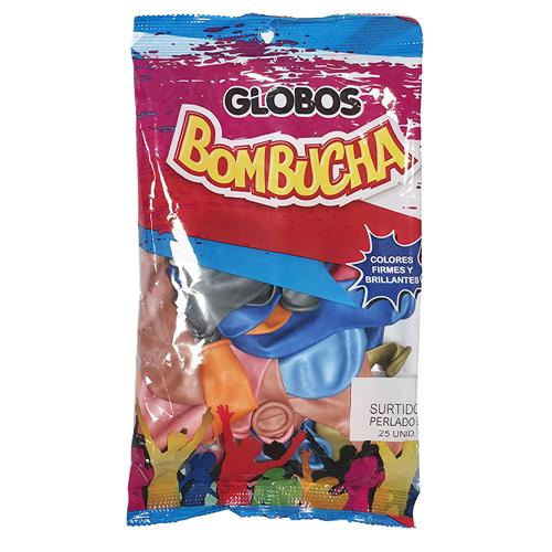 GLOBOS PERLADOS SURTIDOS BOMBUCHA  X 9U