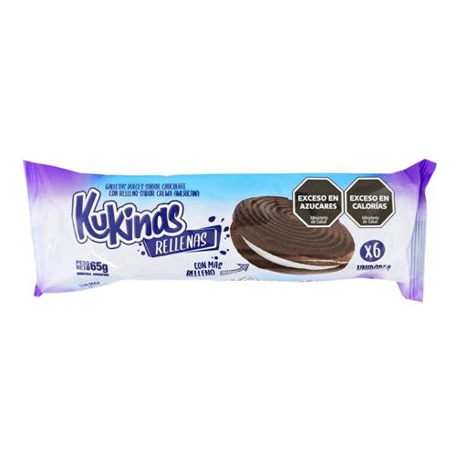 GALLETITAS RELL/ AMERICANA KUKINAS x 6u 65gr