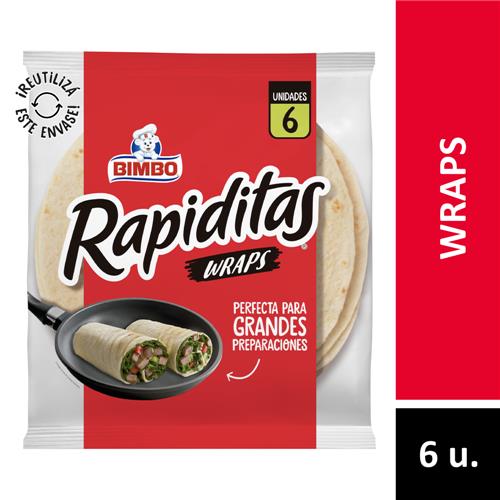 WRAPS RAPIDITAS BIMBO 6U