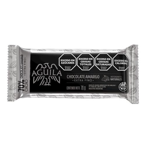 CHOCOLATE AGUILA  70% CACAO X70GRS