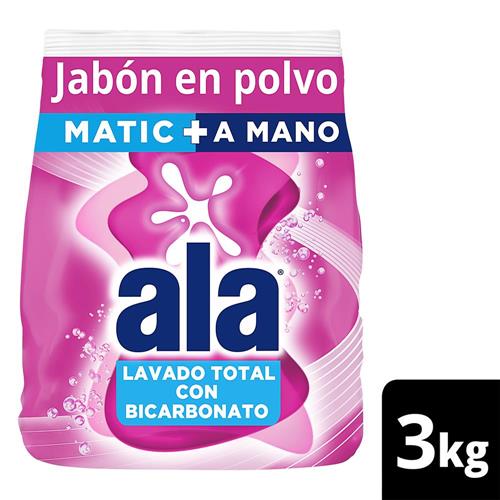 JABON EN POLVO MATIC C/BICARBONATO ALA x 400g