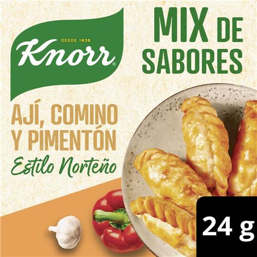 SABOR EN POLVO NORTEÑO AJI,COMINO Y PIMENTON x 24g