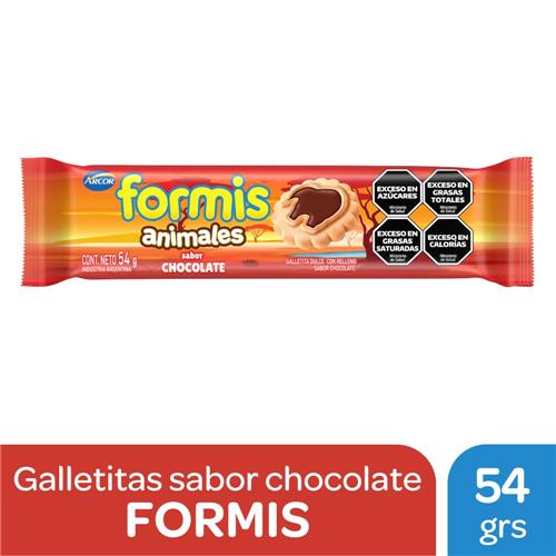 GALLETITAS FORMIS VAIN-CHOCOLATE X54GRS