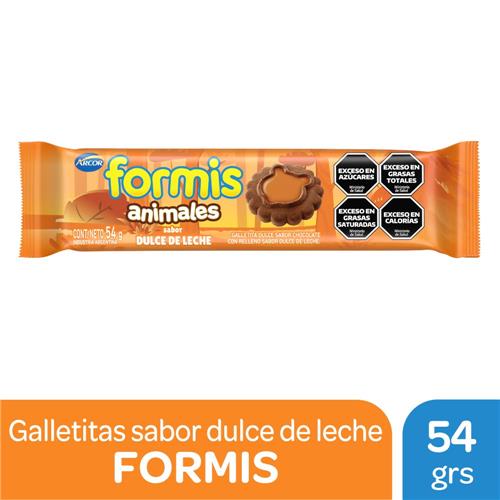 GALLETITAS FORMIS CHOCOLATE-DDL x 54gr