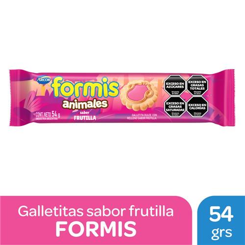 GALLETITAS FORMIS VAINILLA-FRUT X54GRS