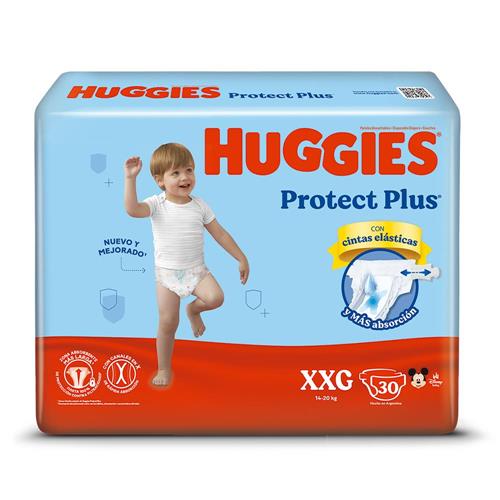 PAÑALES HUGGIES PROTECT XXG x 8u