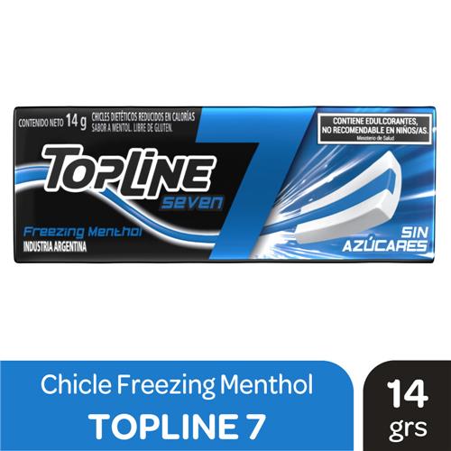 TOP LINE SEVEN FREEZING MENTHOL x14grs