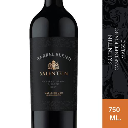 VINO SALENTEIN BARREL SELEC MALBEC CAB FRANC X750cc