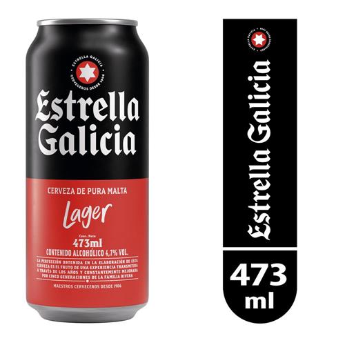 CERVEZA ESTRELLA GALICIA LAGER X355ml