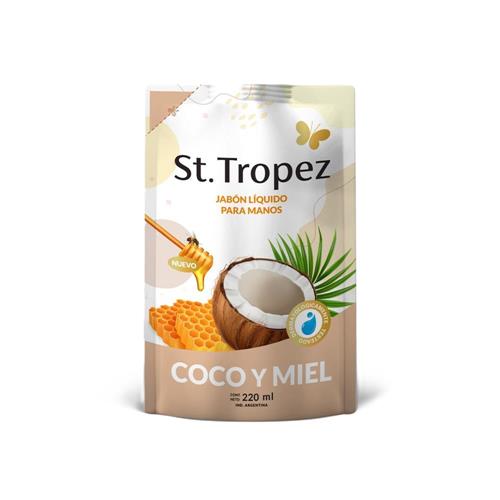 JABON LIQUIDO ST TROPEZ COCO Y MIEL X220ml