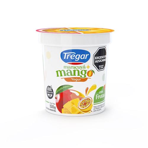 YOGUR ENT.MARACUYA MANGO TREGAR 150gr