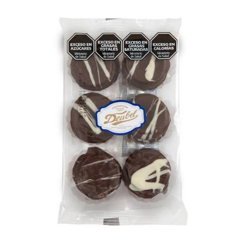 ALFAJOR CHOCO DEUBEL x 12u