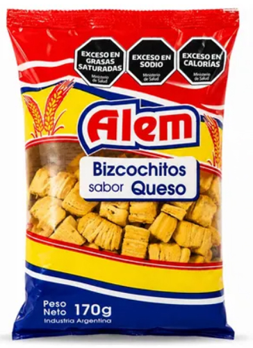 BIZCOCHITOS ALEM QUESO x 170g
