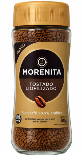 CAFE INST TOSTADO LIOFILIZADO LA MORENITA x 80g