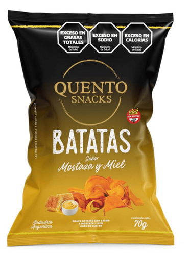 BATATAS SAB. MOSTAZA Y MIEL QUENTO 70g