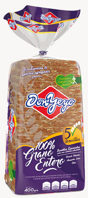 PAN LACTAL CINCO SEMILLAS DON YEYO x 400g