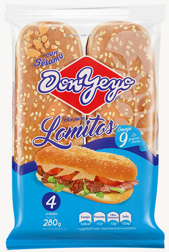 PAN LOMITO DON YEYO x 280g