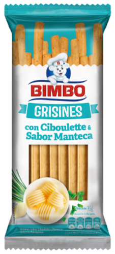 GRISINES C/CIBOULETTE Y SAB MANTECA BIMBO 75gr