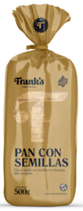 PAN C/SEMILLAS FRANKS S/TACC x 500g