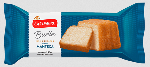 BUDIN TIPO EUROPEO MANTECA LA CUMBRE x 250g