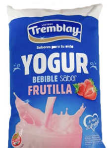 YOGURT BEB SACHET FRUTILLA TREMBLAY x 900ml