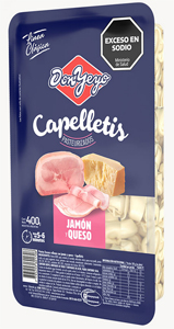 CAPELLETIS JAMON Y QUESO DON YEYO X400G
