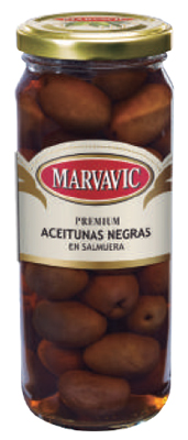 ACEITUNAS NEGRAS NATURAL FRASC MARVAVIC x330gs