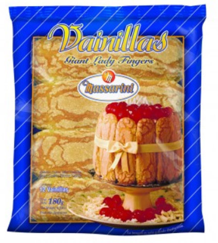 GALLETITAS MASSARINI  VAINILLAS x 180 g