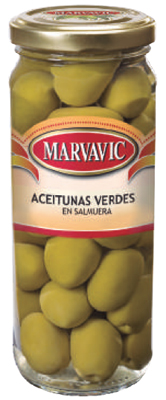 ACEITUNA VERDE N1 FRASCO MARVAVIC x 330g