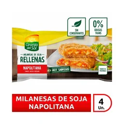 MILANESA SOJA RELL ESPINACA GRANJA DEL SOL x380grs
