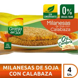 MILANESA SOJA RELL CALABAZA GRANJA DEL SOL x380grs
