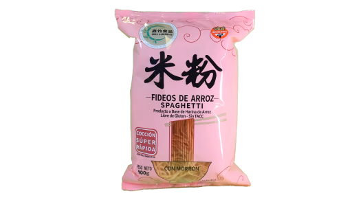 FIDEOS DE ARROZ CON MORRON OROX x200grs
