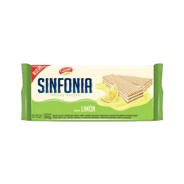 GALLETITAS SINFONIA LIMON GAONA x 100g