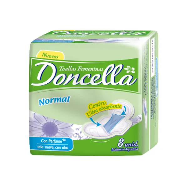 TOALL FEM C/ALAS Y DEO DONCELLA x 8u