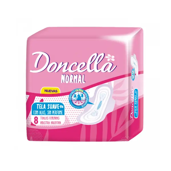 TOALL FEM C/ALAS S/DEO DONCELLA x 8u