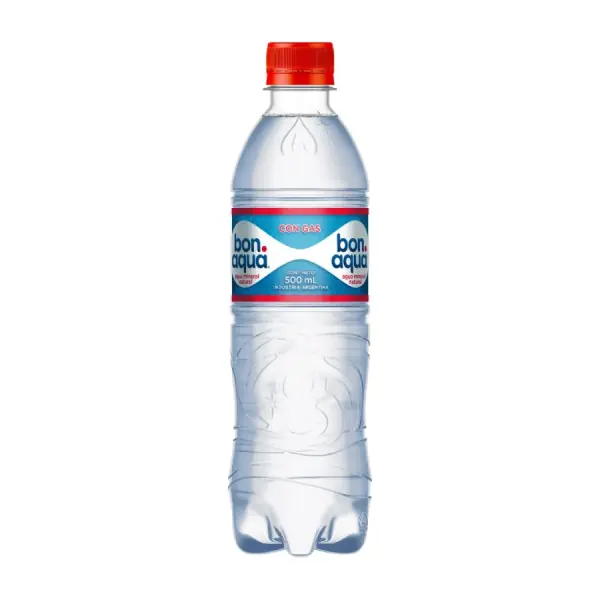 AGUA MINERAL BONAQUA C/GAS x 500 ml