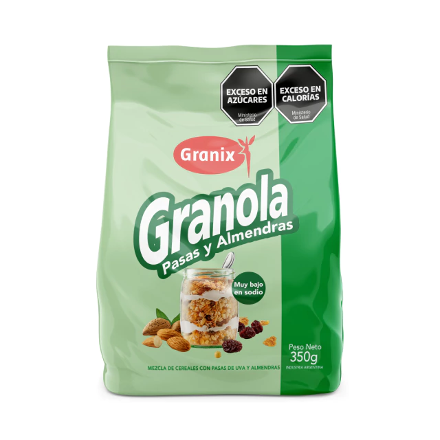 GRANOLA CROC GRANIX PASAS Y ALMEND x 350g