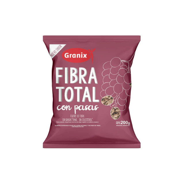 CEREAL FIBRA TOTAL CON PASAS x 200g