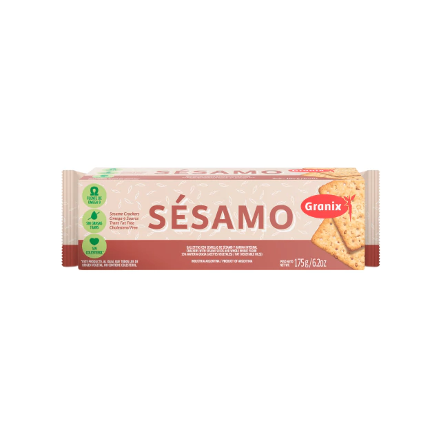 GALLETITAS GRANIX CRACKERS SESAMO x 185 g