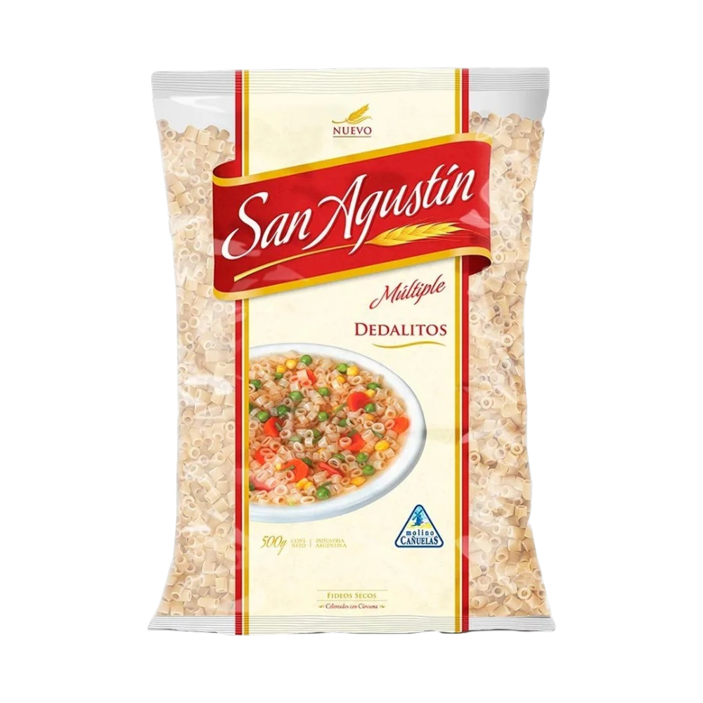 FIDEOS DEDALITOS SAN AGUSTIN x500grs