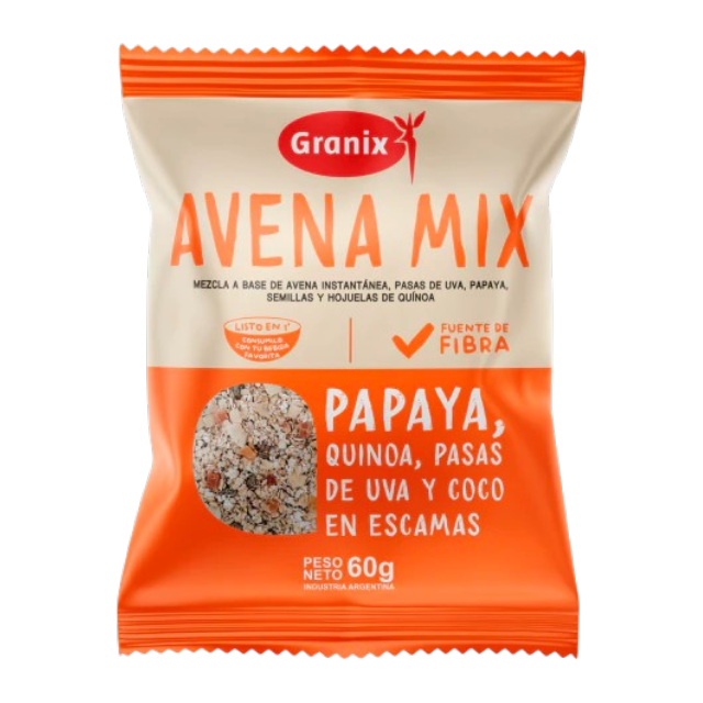 AVENA MIX PAPAYA GRANIX X60GRS