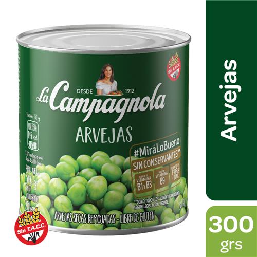 ARVEJAS SEC/REM LA CAMPAGNOLA x 300g
