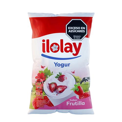 YOGURT SACHET ENTERO FRUTILLA ILOLAY x 900 g